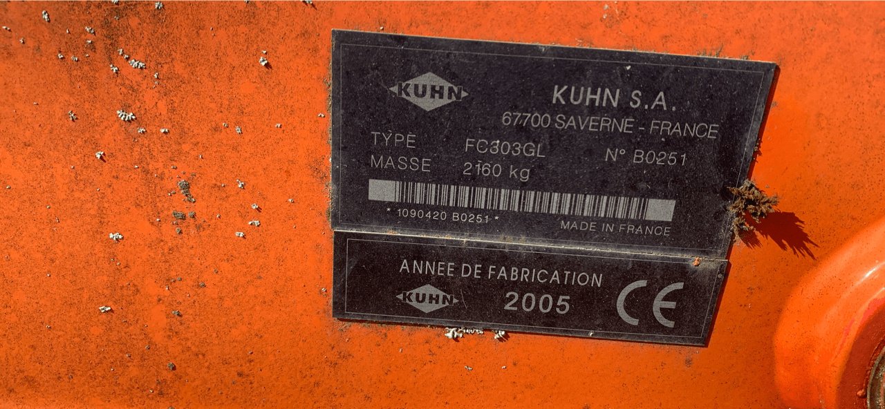 Mähwerk des Typs Kuhn Fc303GL, Gebrauchtmaschine in Lalœuf (Bild 6)