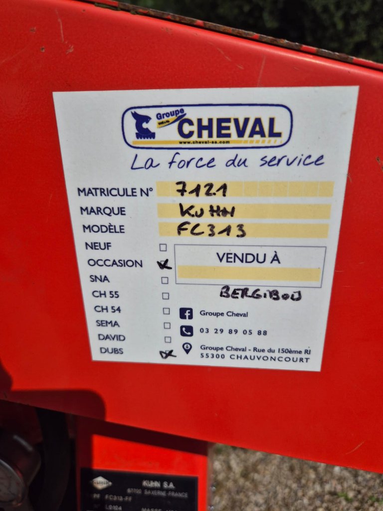 Mähwerk tip Kuhn fc313, Gebrauchtmaschine in Marolles (Poză 11)