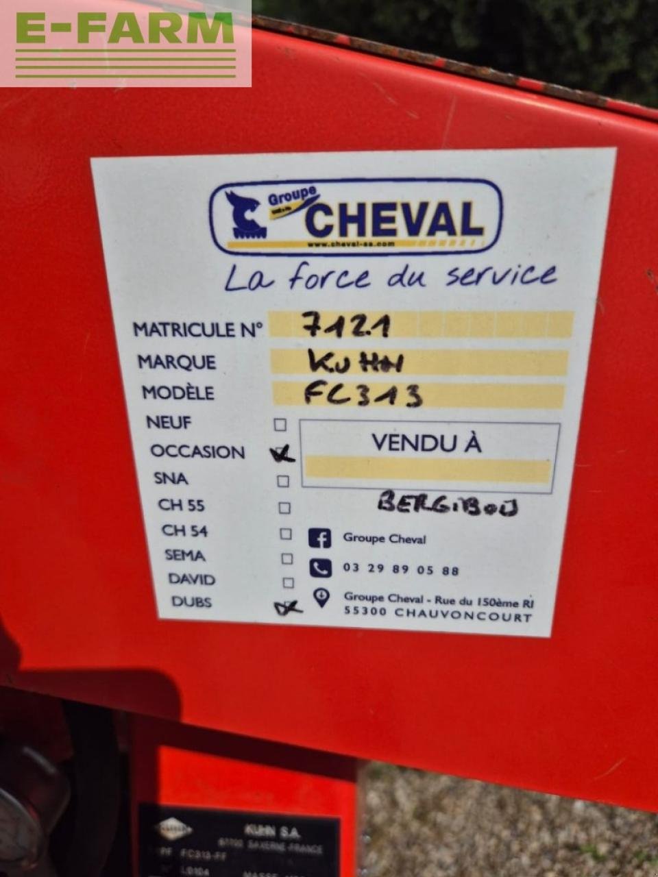 Mähwerk tip Kuhn fc313, Gebrauchtmaschine in CHAUVONCOURT (Poză 11)