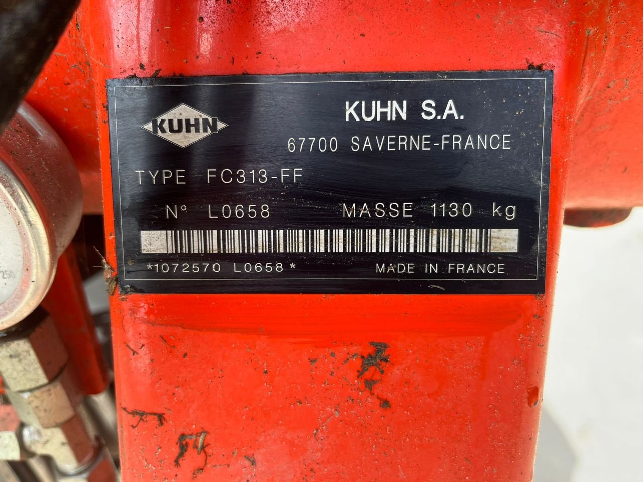 Mähwerk a típus Kuhn FC313, Gebrauchtmaschine ekkor: Warffum (Kép 7)