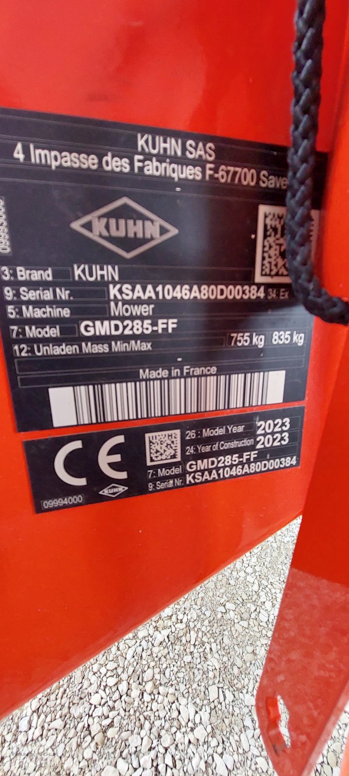 Mähwerk tip Kuhn GMD 285 - FF, Neumaschine in Schwabmünchen (Poză 7)