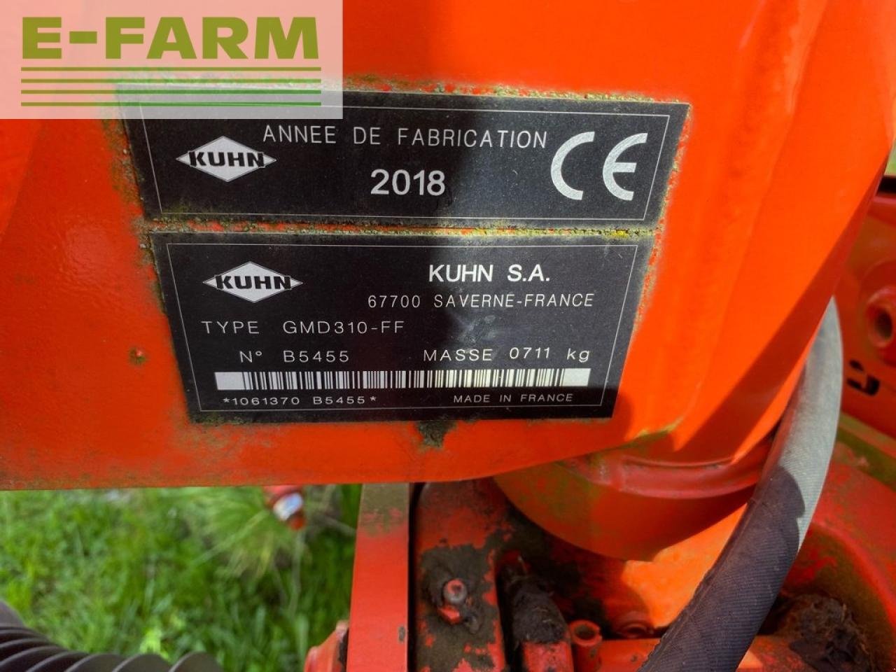 Mähwerk типа Kuhn gmd 310 ff, Gebrauchtmaschine в Ytrac (Фотография 3)