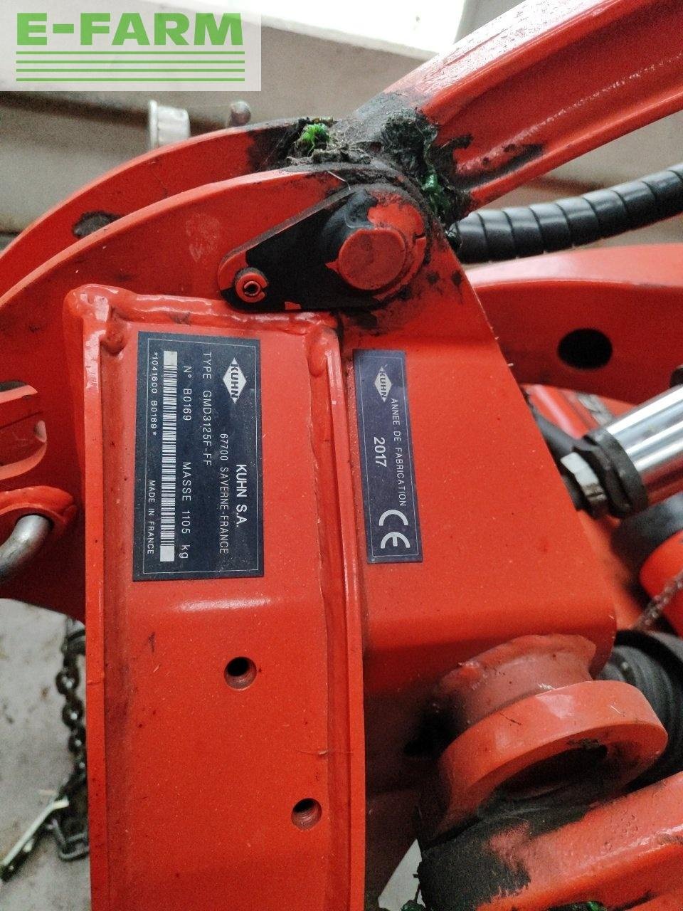 Mähwerk Türe ait Kuhn gmd 3125 f-ff, Gebrauchtmaschine içinde CHAUVONCOURT (resim 4)