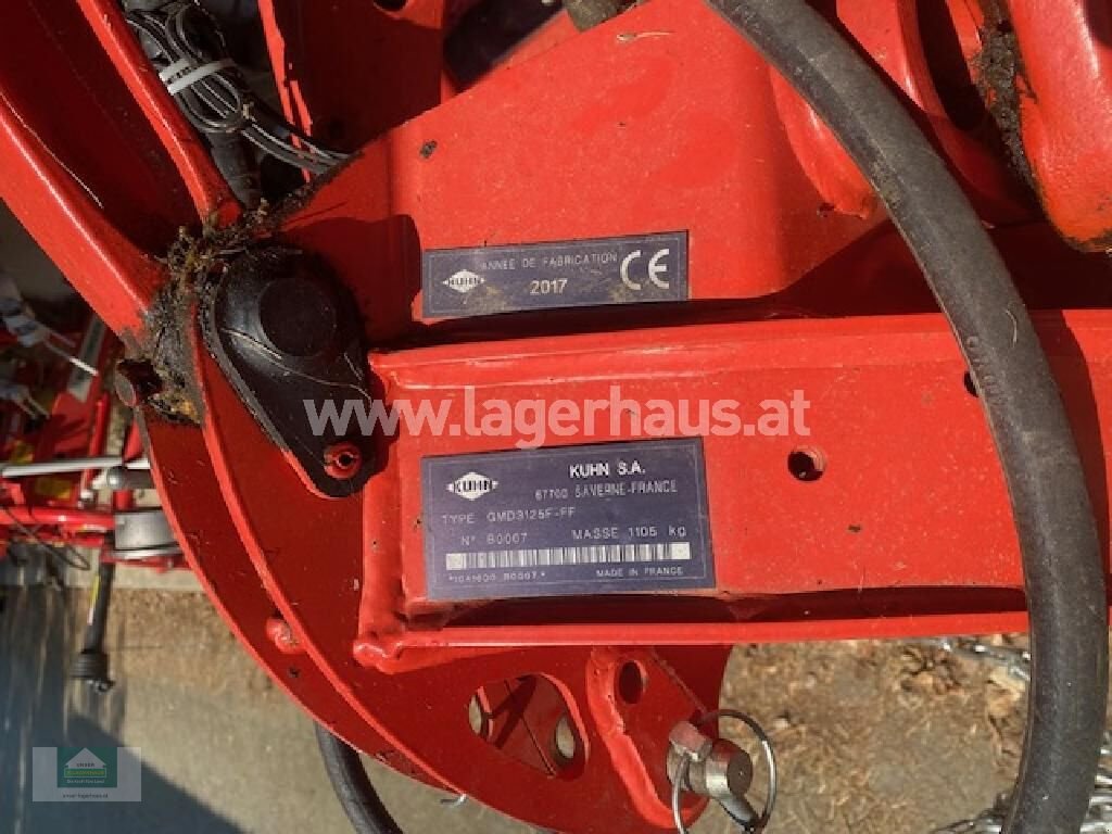 Mähwerk tipa Kuhn GMD 3125 F-FF, Gebrauchtmaschine u Klagenfurt (Slika 2)