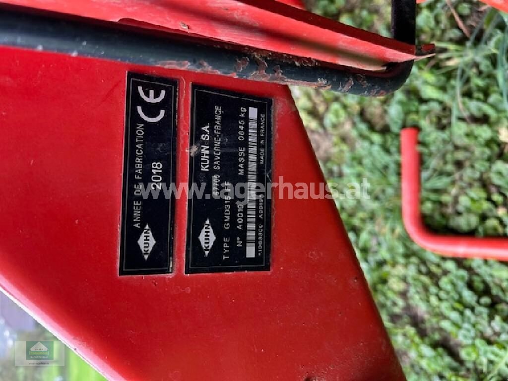 Mähwerk tip Kuhn GMD 315, Gebrauchtmaschine in Klagenfurt (Poză 3)