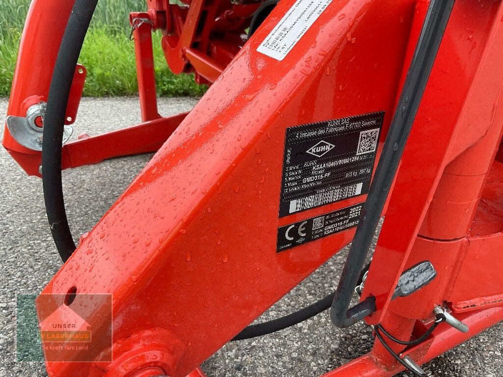 Mähwerk del tipo Kuhn GMD 315, Neumaschine en Eferding (Imagen 8)