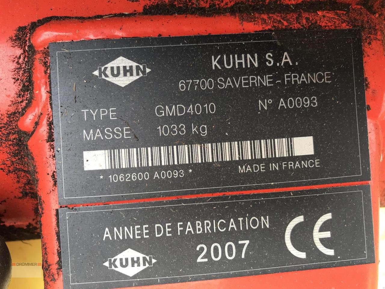 Mähwerk του τύπου Kuhn GMD 4010, Gebrauchtmaschine σε Schmalfeld (Φωτογραφία 3)