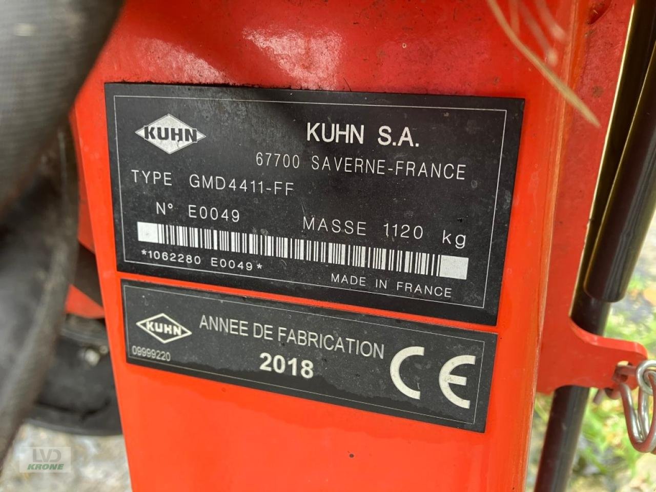 Mähwerk tipa Kuhn GMD 4411, Gebrauchtmaschine u Spelle (Slika 3)