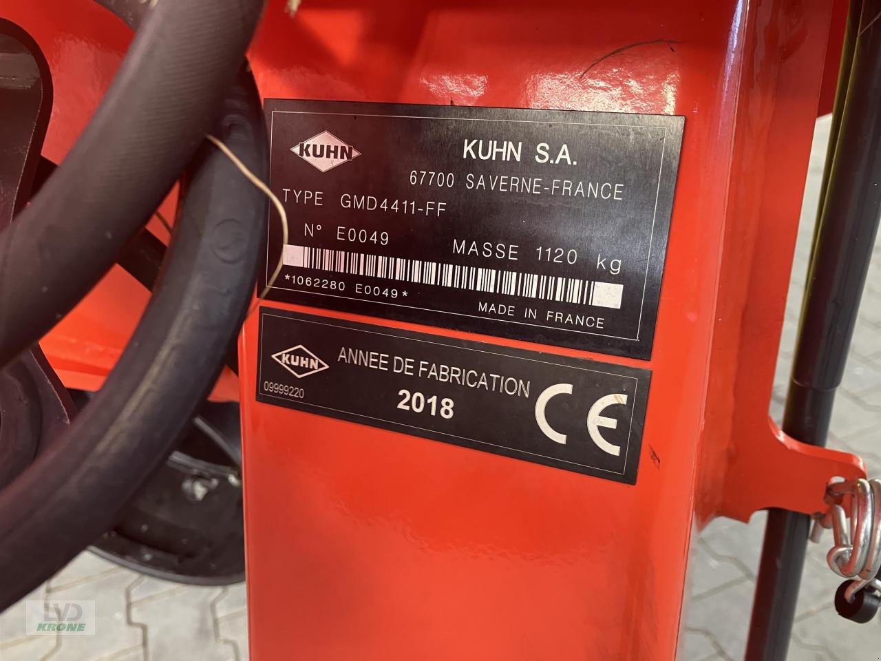 Mähwerk tip Kuhn GMD 4411, Gebrauchtmaschine in Spelle (Poză 7)