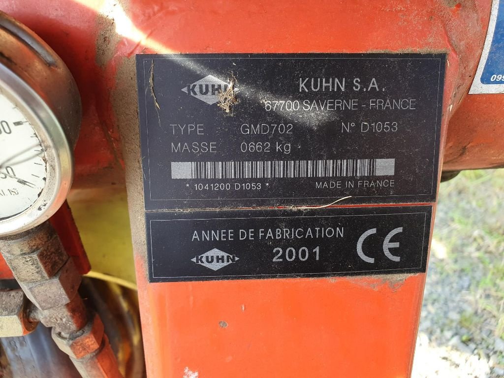 Mähwerk tip Kuhn GMD 702, Gebrauchtmaschine in DOMFRONT (Poză 6)