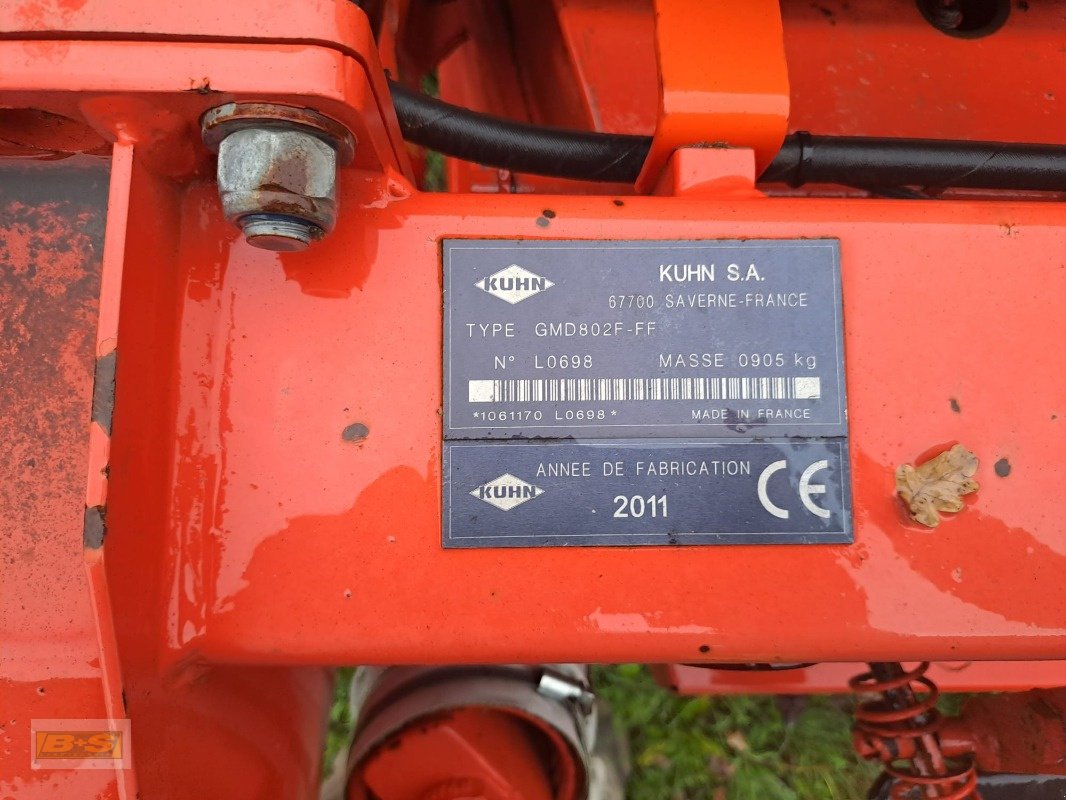 Mähwerk Türe ait Kuhn GMD 802 F, Gebrauchtmaschine içinde Klietz (resim 5)