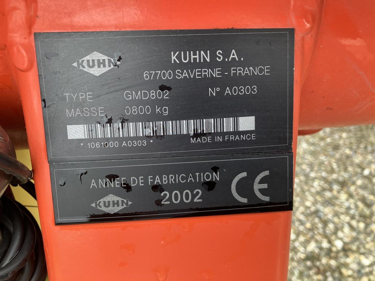 Mähwerk типа Kuhn GMD 802, Gebrauchtmaschine в Ampfing (Фотография 5)