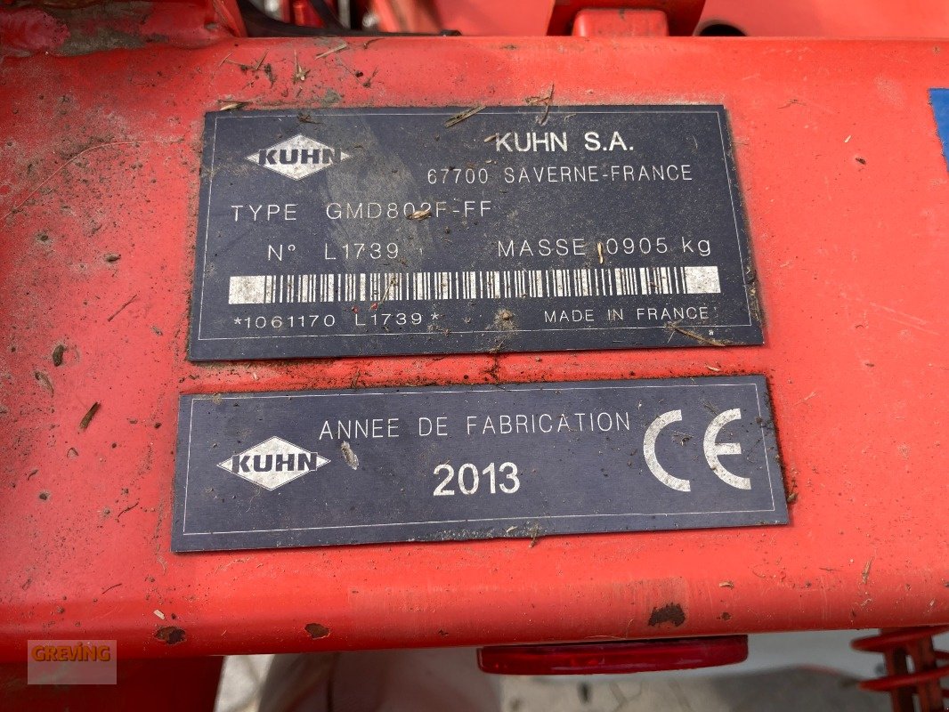 Mähwerk tip Kuhn GMD 802F-FF, Gebrauchtmaschine in Werne (Poză 23)