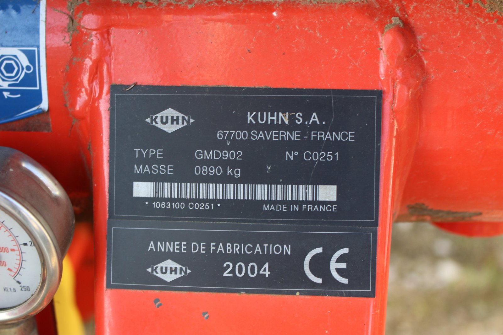 Mähwerk tip Kuhn GMD 902, Gebrauchtmaschine in Eitensheim (Poză 6)