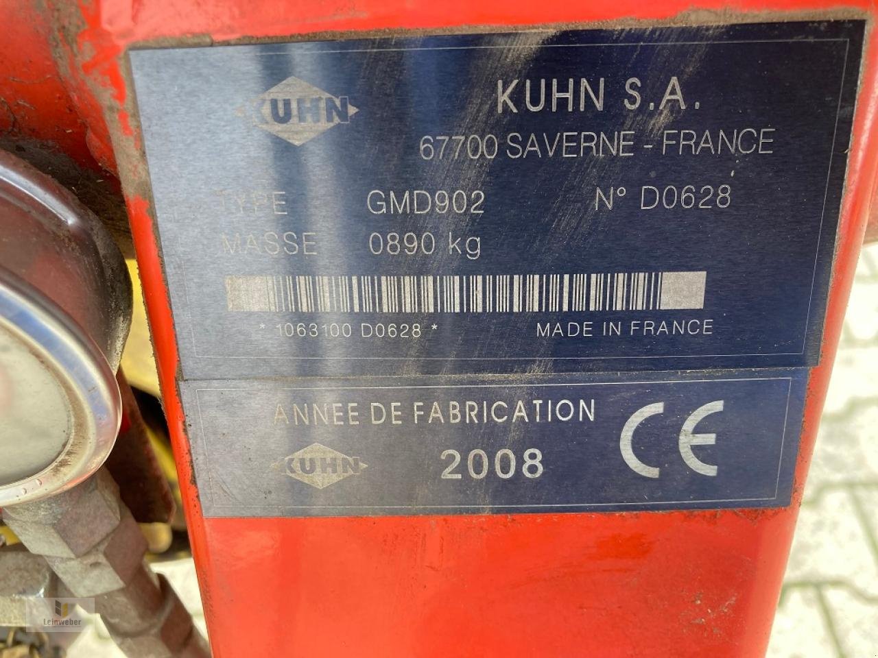 Mähwerk tip Kuhn GMD 902, Gebrauchtmaschine in Neuhof - Dorfborn (Poză 6)