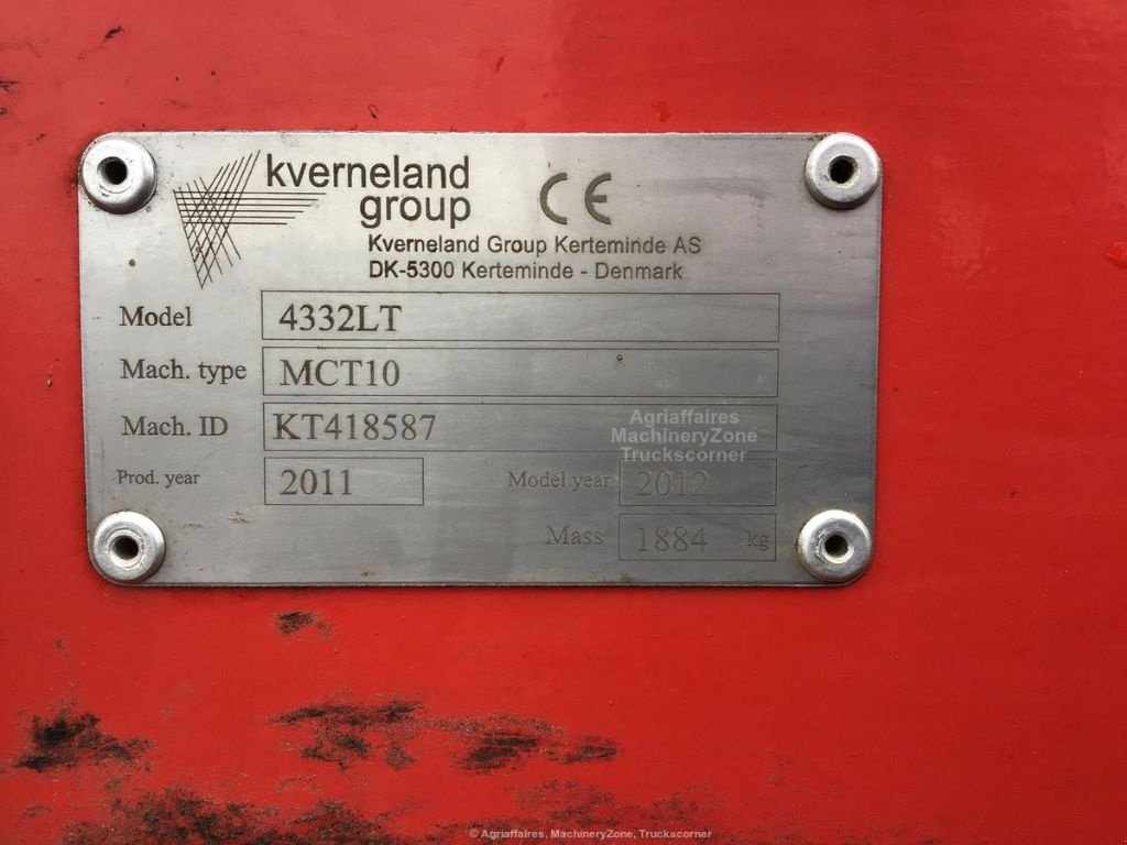 Mähwerk типа Kverneland 4332 LT, Gebrauchtmaschine в Vogelsheim (Фотография 6)