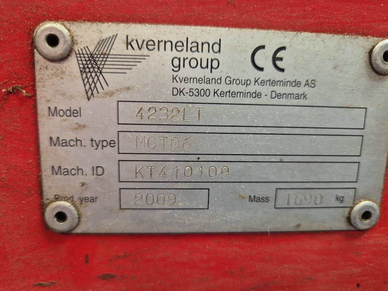 Mähwerk typu Kverneland Taarup 4232 lt, Gebrauchtmaschine w MANDRES-SUR-VAIR (Zdjęcie 8)