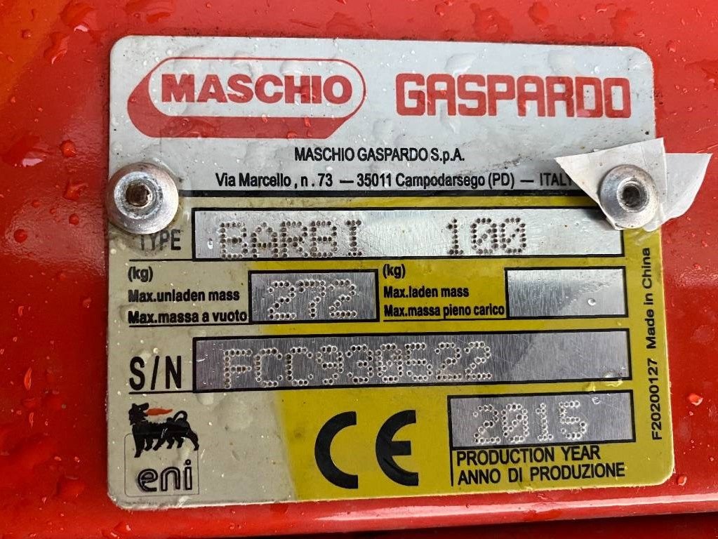 Mähwerk типа Maschio Barbi 100, Gebrauchtmaschine в Roosendaal (Фотография 3)