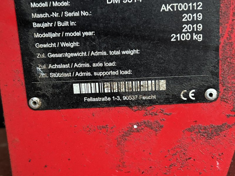 Mähwerk tip Massey Ferguson DM 9314 TL-KC, Gebrauchtmaschine in Aurach (Poză 1)