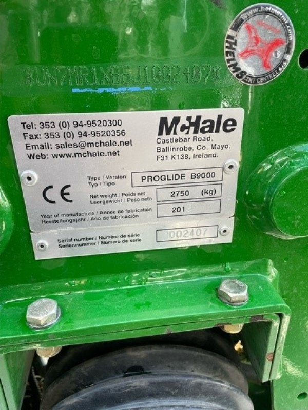 Mähwerk des Typs McHale pro glide 9000 inkl frontskårlægger, Gebrauchtmaschine in Kongerslev (Bild 7)