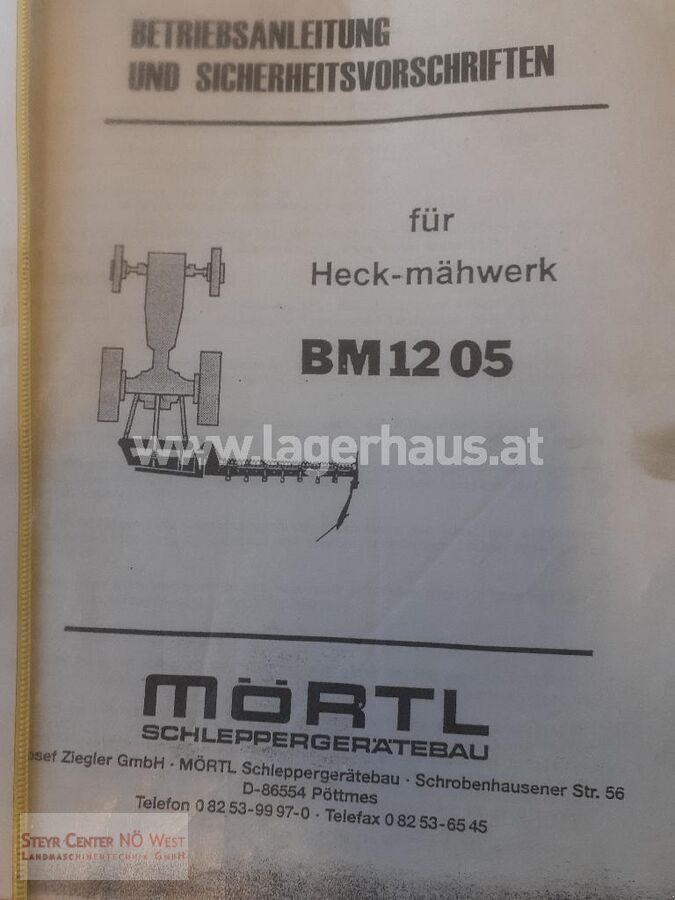 Mähwerk del tipo Mörtl BM 1205 -BIDUX 2,10M PRIVAT, Gebrauchtmaschine en Purgstall (Imagen 6)