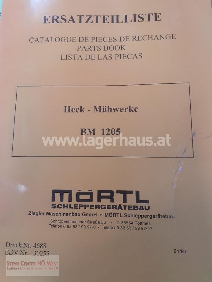 Mähwerk tipa Mörtl BM 1205 -BIDUX 2,10M PRIVAT, Gebrauchtmaschine u Purgstall (Slika 7)