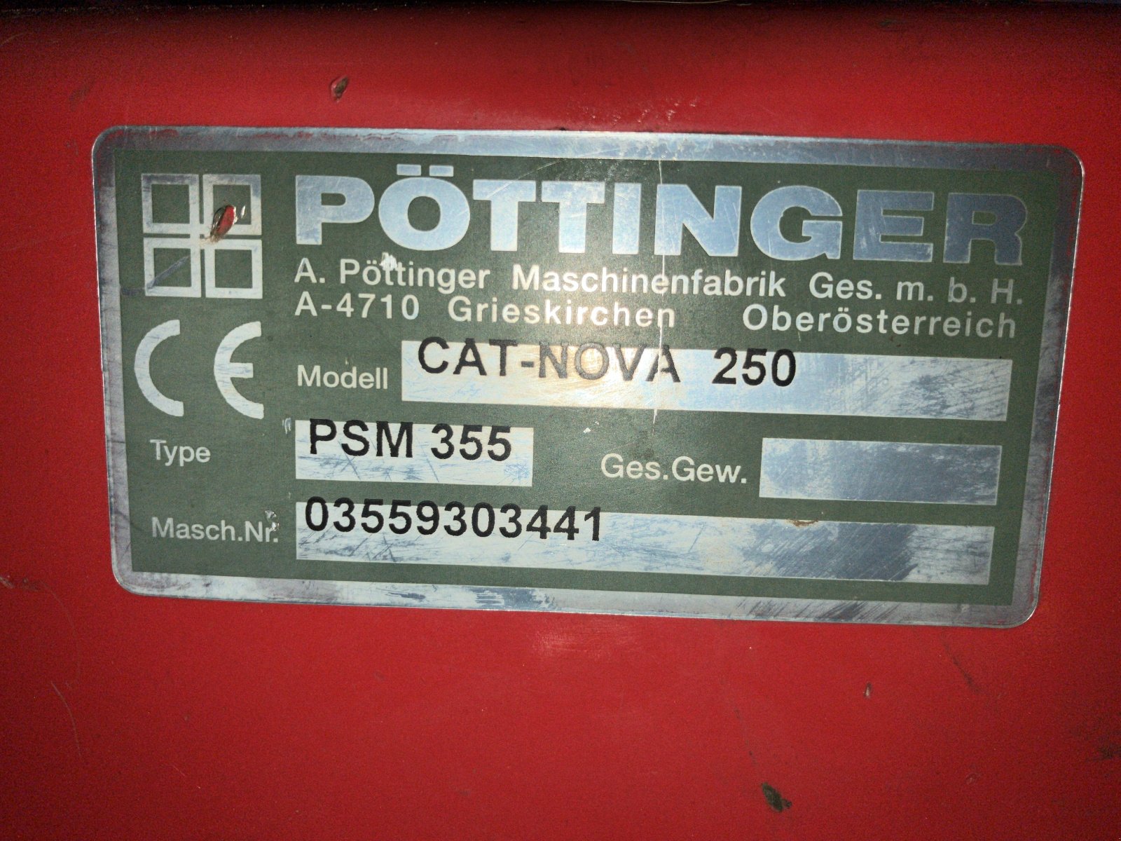 Mähwerk του τύπου Pöttinger Cat Nova 250, Gebrauchtmaschine σε Ansbach (Φωτογραφία 3)