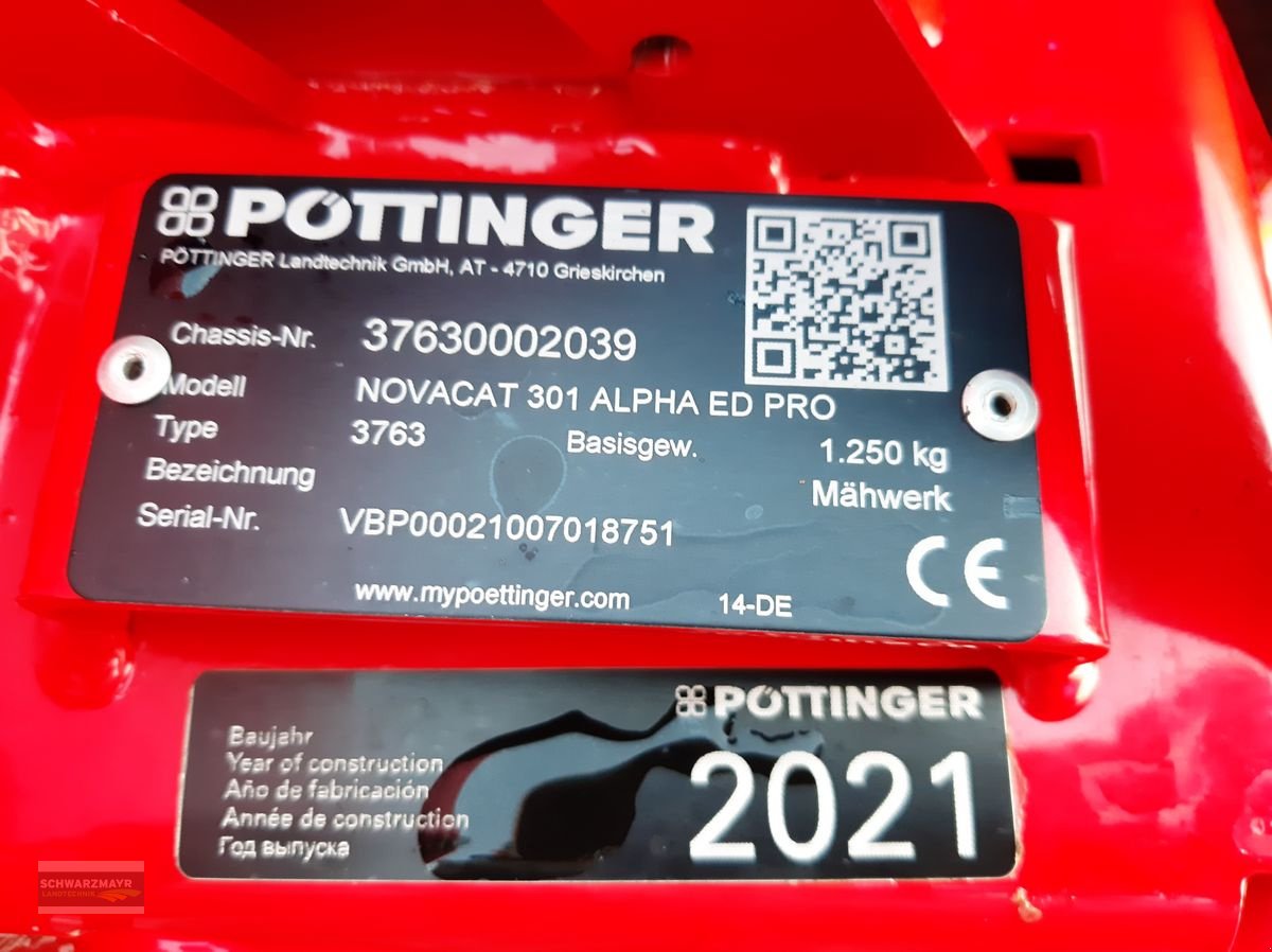 Mähwerk tip Pöttinger NovaCat 301 Alpha ED PRO, Gebrauchtmaschine in Gampern (Poză 21)