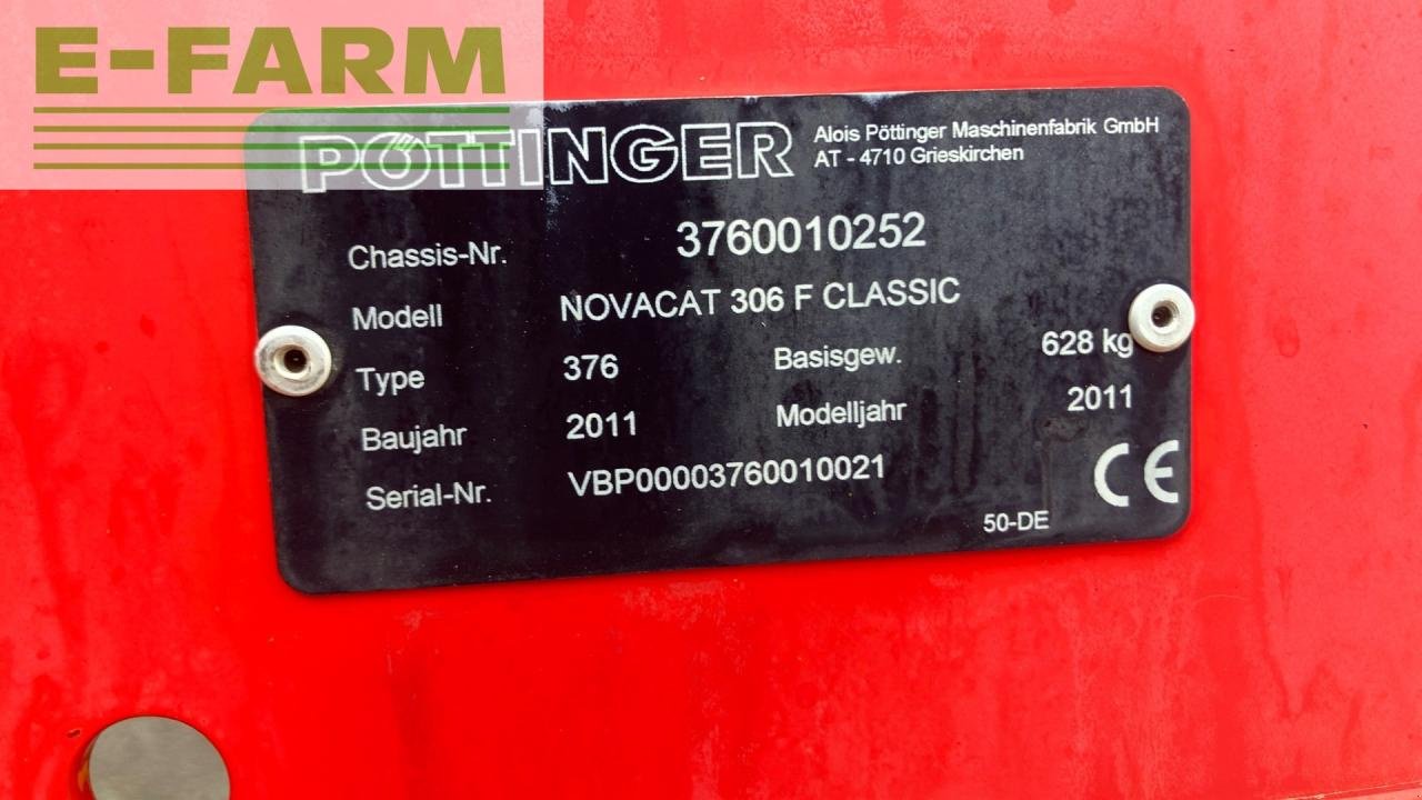 Mähwerk tip Pöttinger Novacat 306 F Classic, Gebrauchtmaschine in REDLHAM (Poză 10)