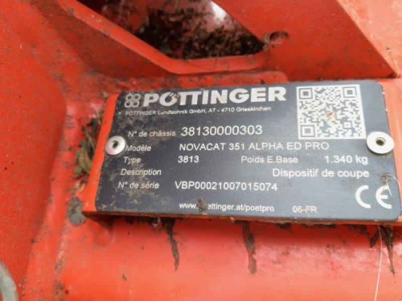 Mähwerk от тип Pöttinger NOVACAT 351, Gebrauchtmaschine в Piennes (Снимка 3)