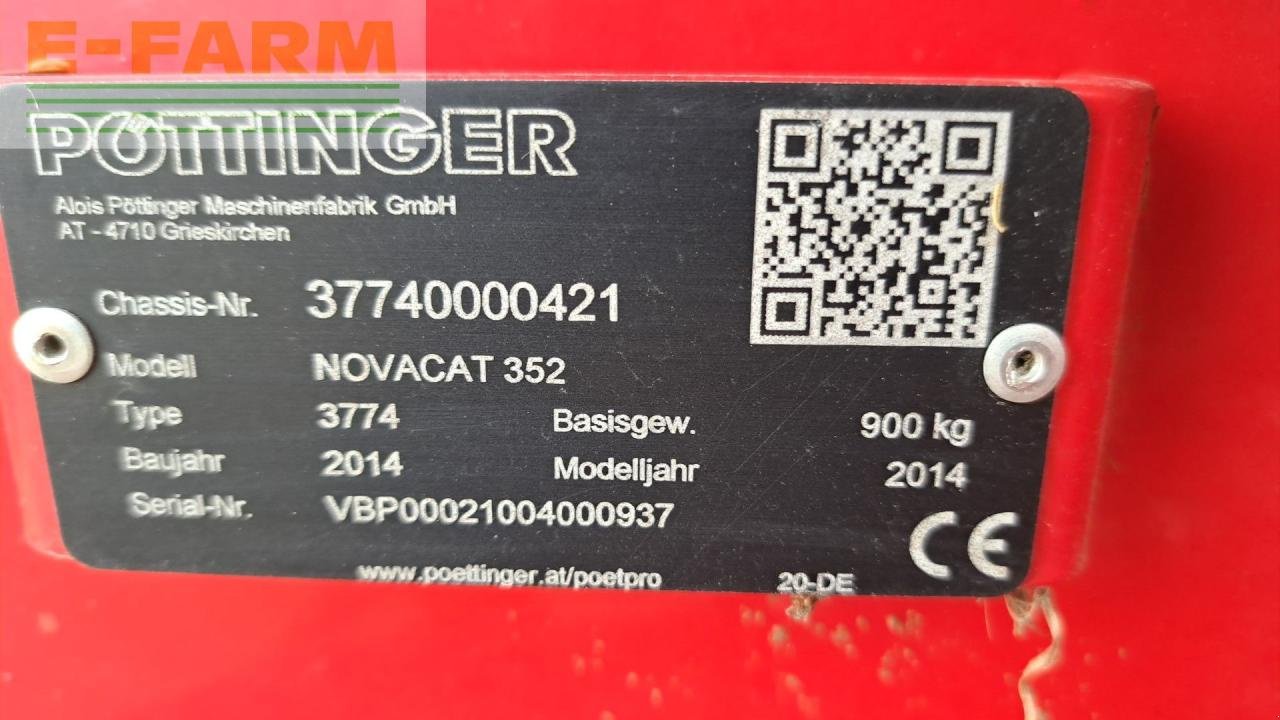 Mähwerk tip Pöttinger Novacat 352, Gebrauchtmaschine in REDLHAM (Poză 10)