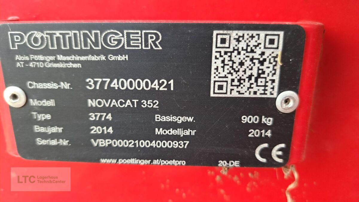 Mähwerk tip Pöttinger Novacat 352, Gebrauchtmaschine in Redlham (Poză 10)