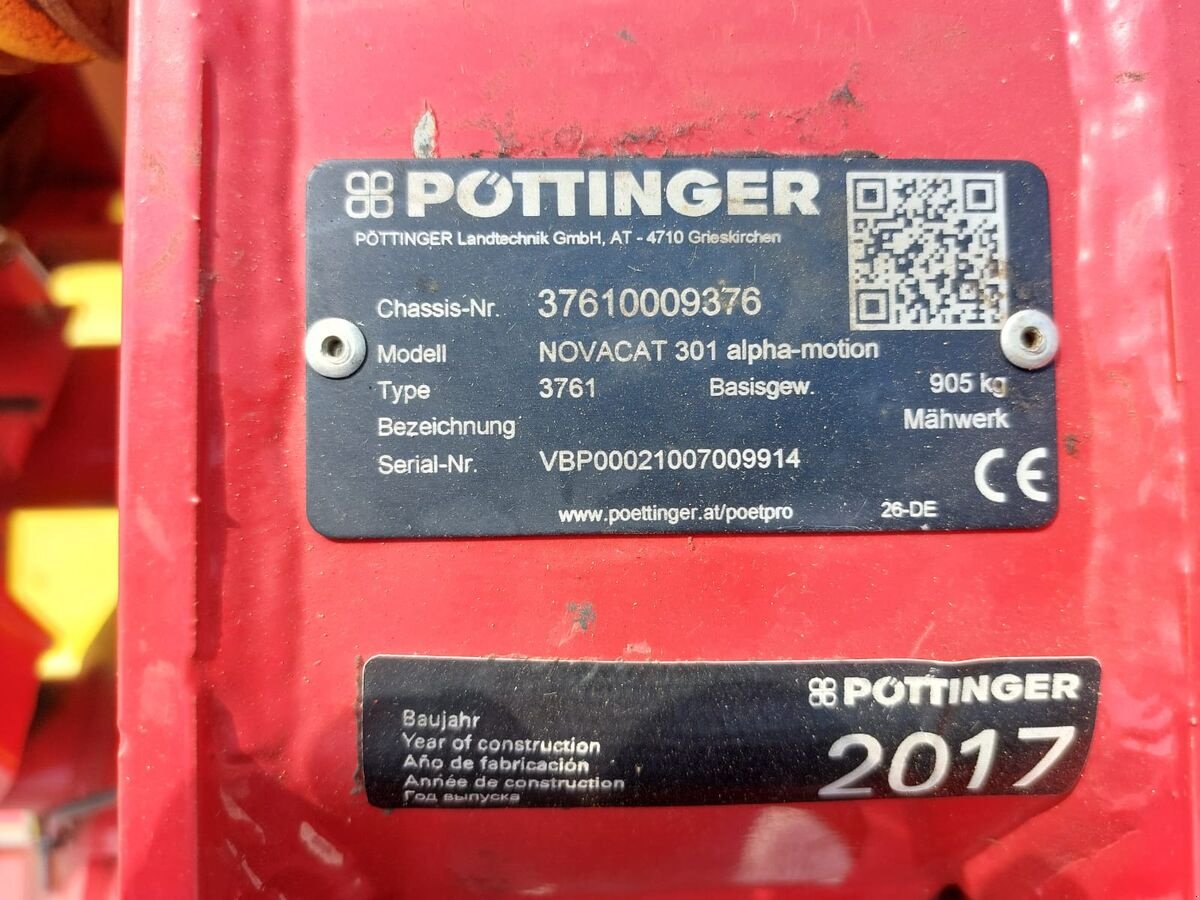 Mähwerk del tipo Pöttinger Novacat Alphamotion 301, Gebrauchtmaschine In Bruck (Immagine 5)