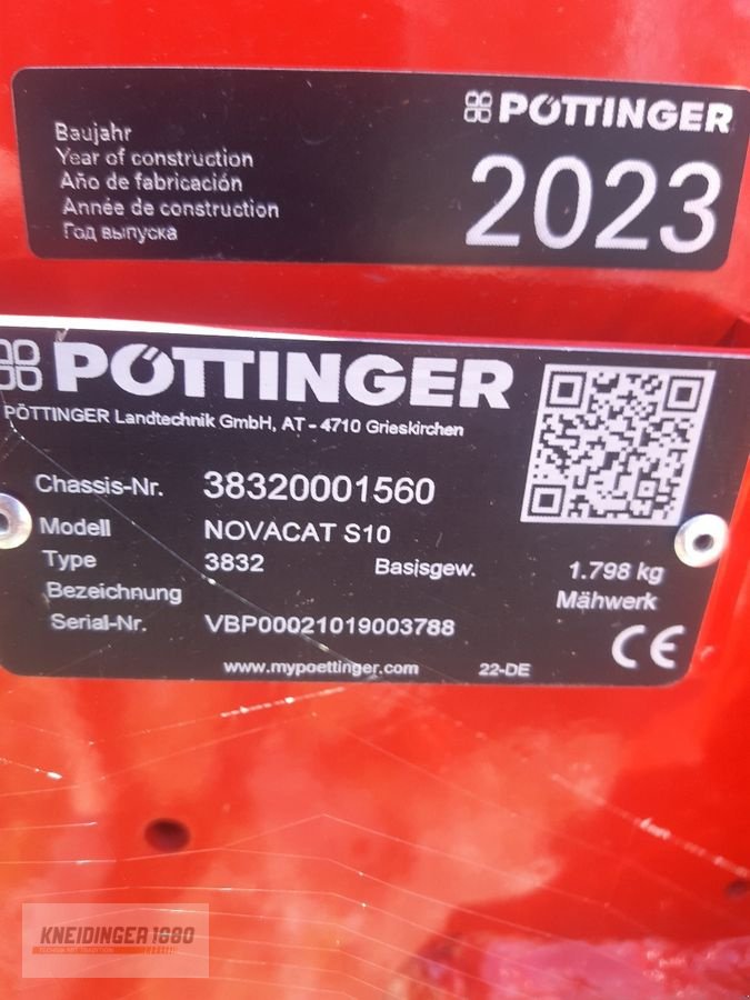 Mähwerk tip Pöttinger Novacat S10, Gebrauchtmaschine in Altenfelden (Poză 9)