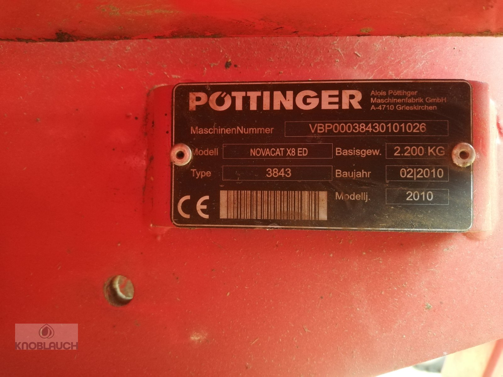 Mähwerk del tipo Pöttinger Novacat X8 ED, Gebrauchtmaschine en Immendingen (Imagen 4)