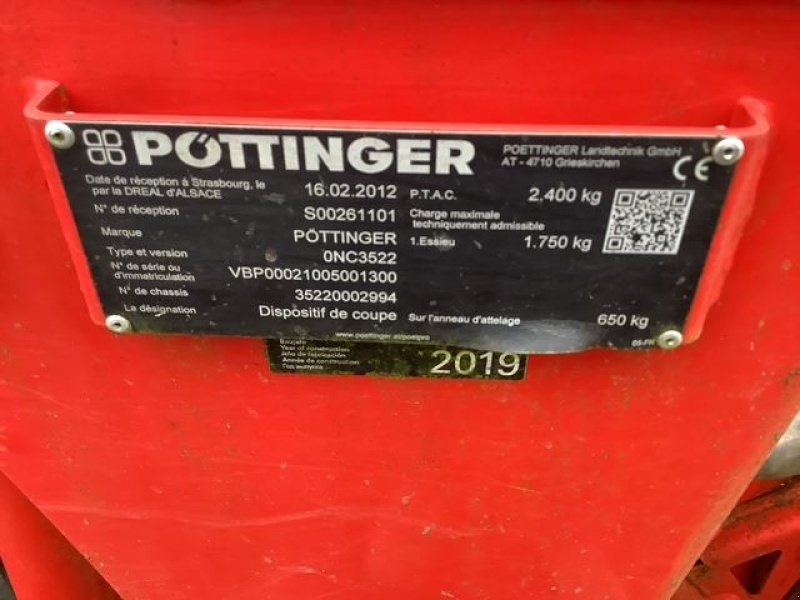 Mähwerk του τύπου Pöttinger NOVACAT307T, Gebrauchtmaschine σε les hayons (Φωτογραφία 6)