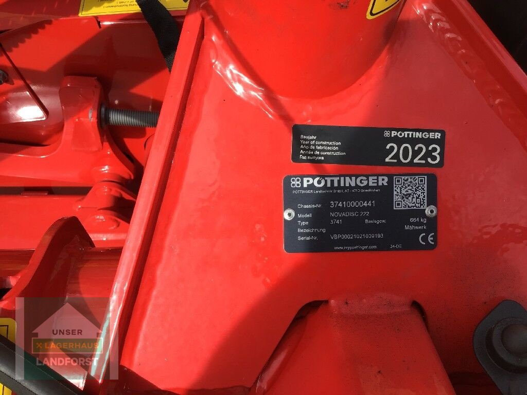 Mähwerk typu Pöttinger Novadisc 222, Neumaschine w Murau (Zdjęcie 7)