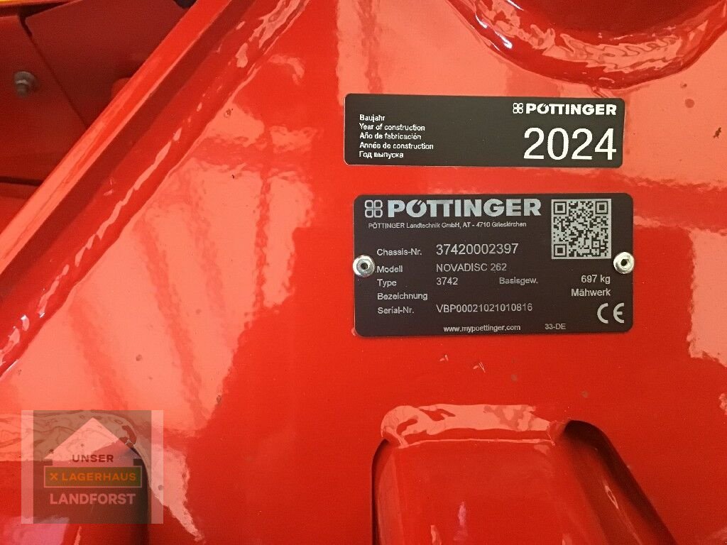 Mähwerk des Typs Pöttinger Novadisc 262, Neumaschine in Murau (Bild 12)