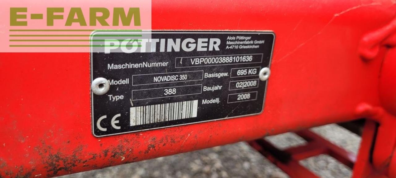 Mähwerk typu Pöttinger novadisc 350, Gebrauchtmaschine v RANDEGG (Obrázok 5)