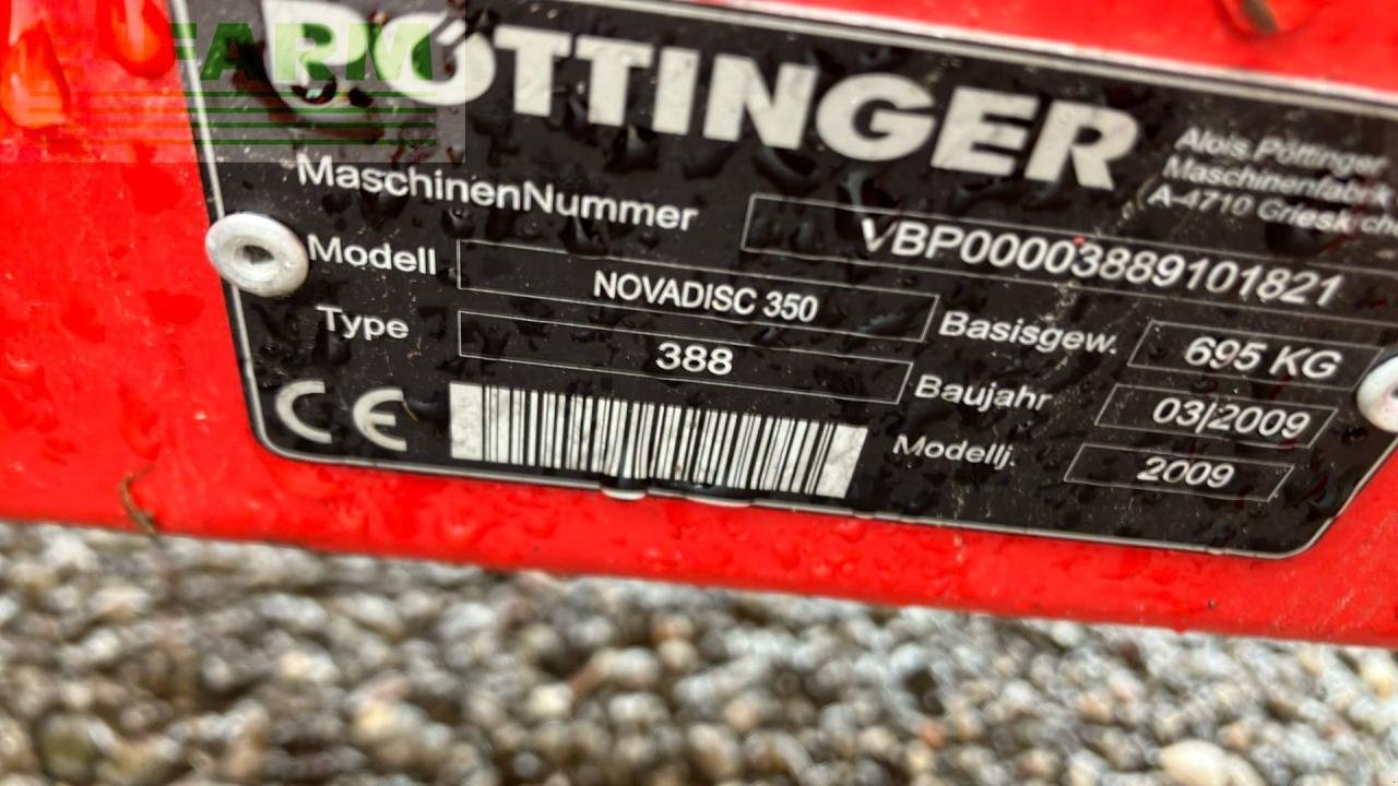 Mähwerk от тип Pöttinger Novadisc 350, Gebrauchtmaschine в REDLHAM (Снимка 10)