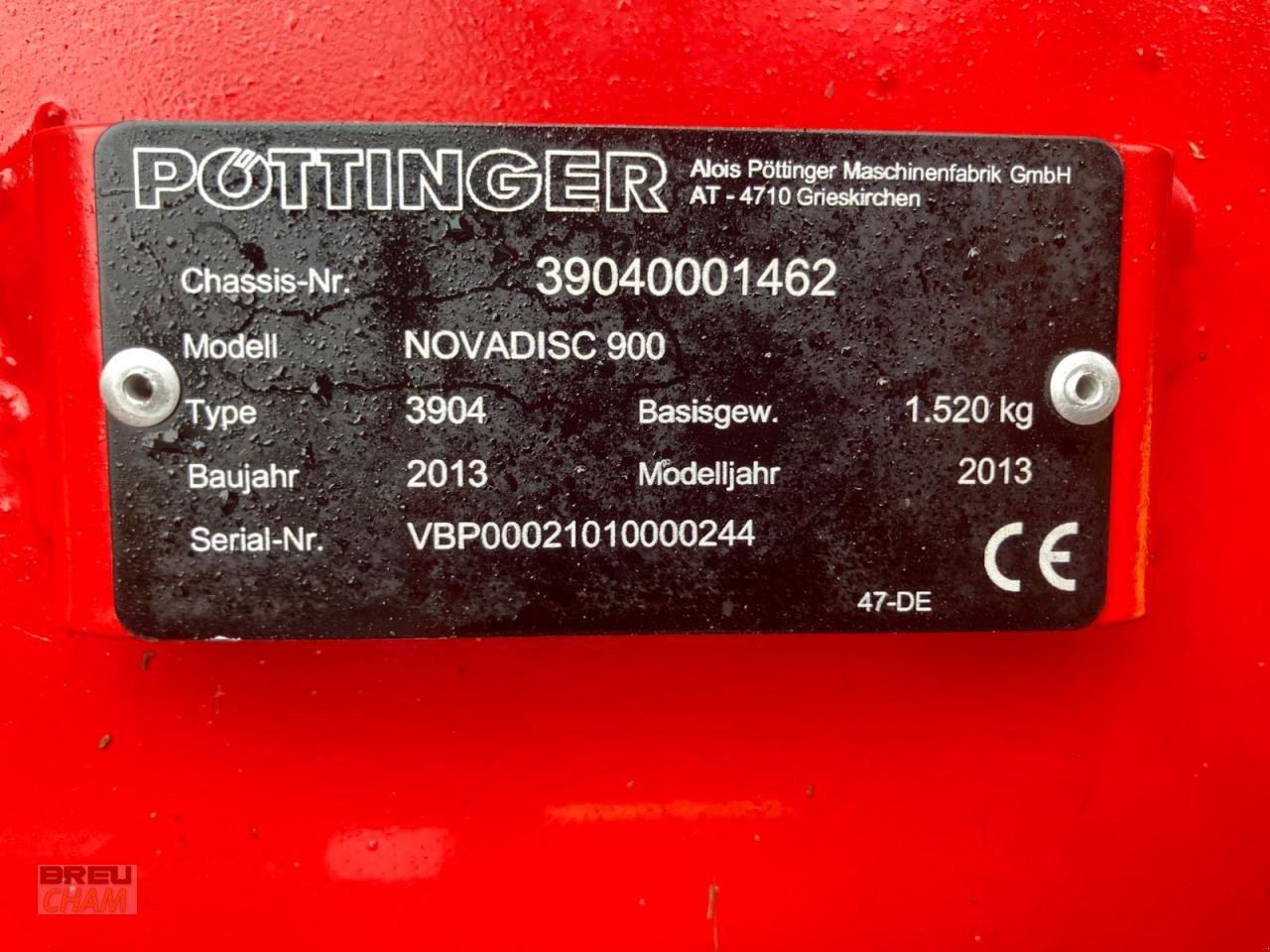 Mähwerk типа Pöttinger Novadisc 900, Gebrauchtmaschine в Cham (Фотография 12)