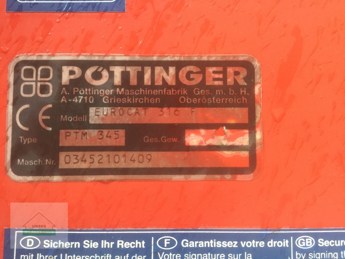 Mähwerk typu Pöttinger Pöttinger Trommelmähwerk 316 F, Neumaschine v Engerwitzdorf (Obrázek 8)