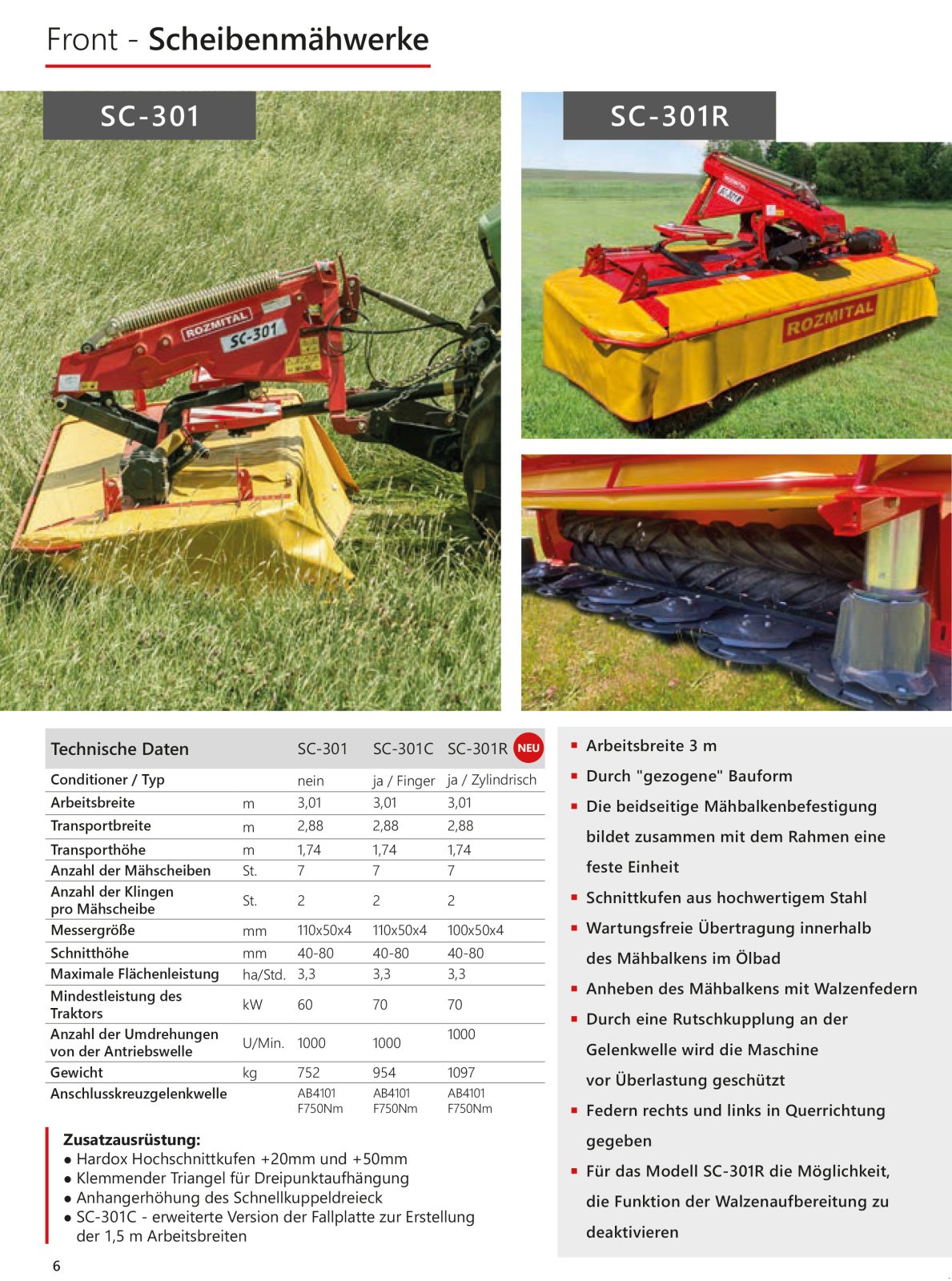 Mähwerk typu Rozmital SC-301, Neumaschine v Treuchtlingen (Obrázok 3)