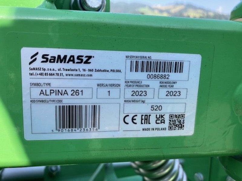 Mähwerk Türe ait SaMASZ Alpina 261, Vorführmaschine içinde Reith bei Kitzbühel (resim 6)