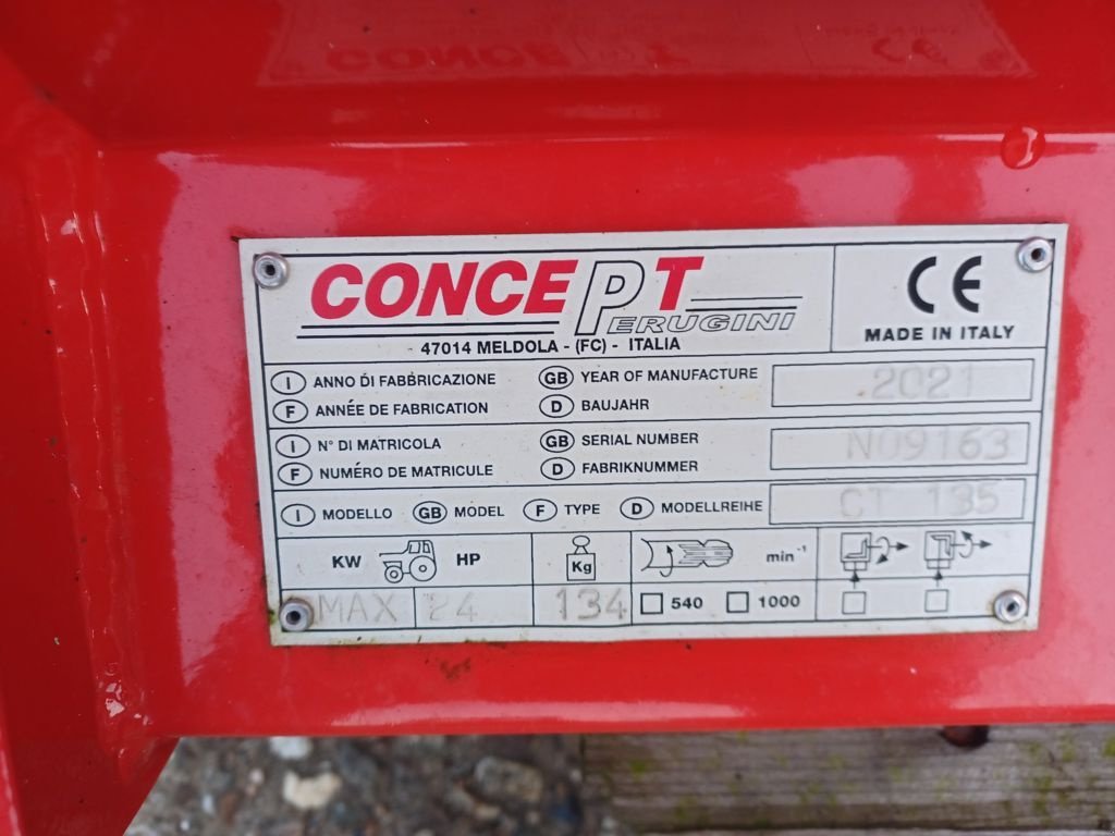 Mähwerk typu Sonstige Concept machines CT135, Gebrauchtmaschine v Hasselt (Obrázek 4)