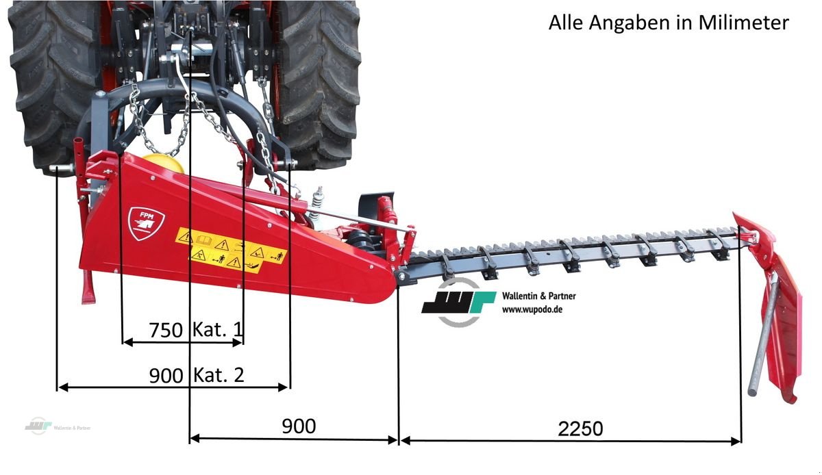 Mähwerk del tipo Sonstige Doppelmesser 2,25 m Mähbalken Doppelmesserbalken, Neumaschine en Wesenberg (Imagen 3)