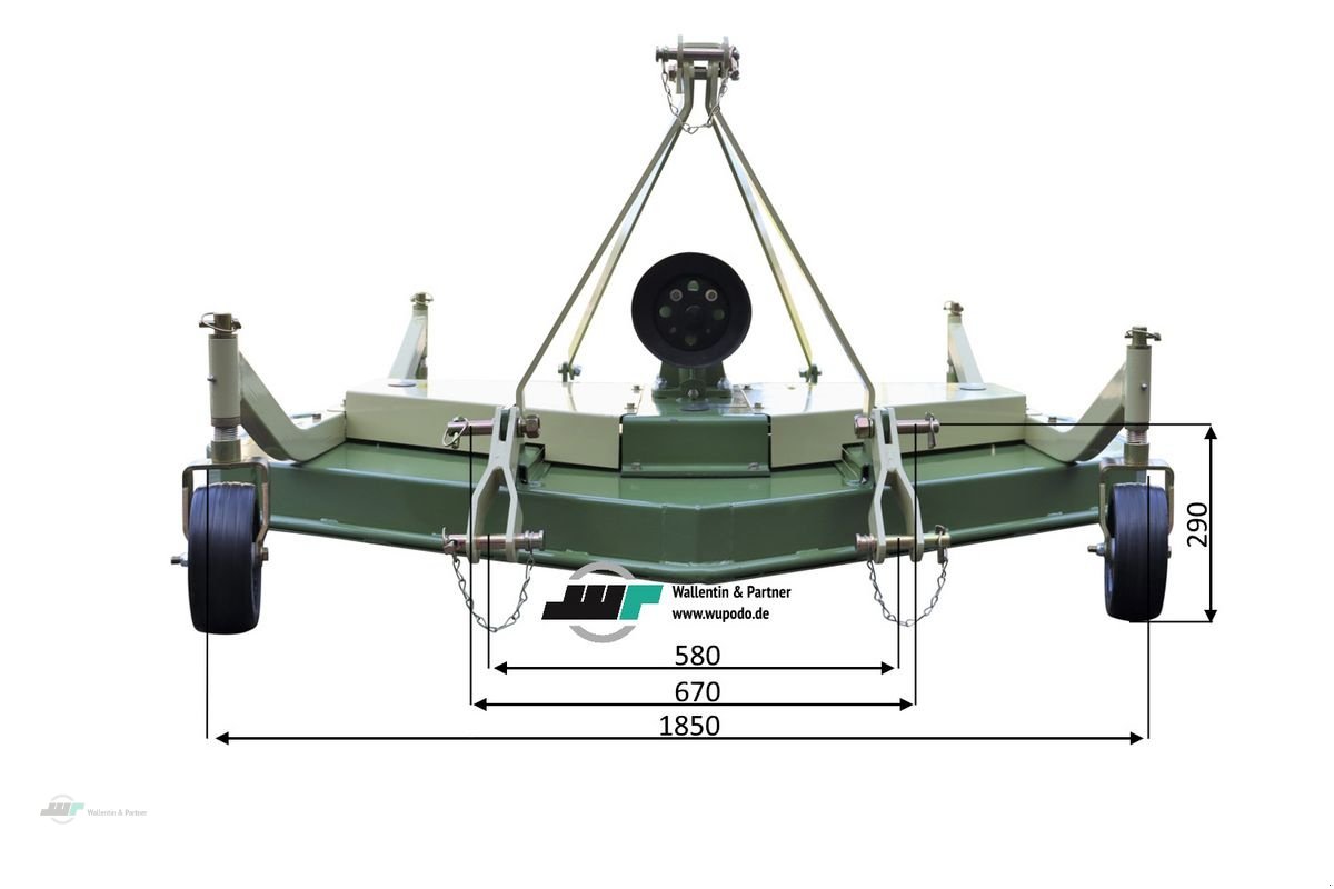 Mähwerk του τύπου Sonstige Hecksichelmähwerk 1,80 m Stark ab 25 PS, Neumaschine σε Wesenberg (Φωτογραφία 3)