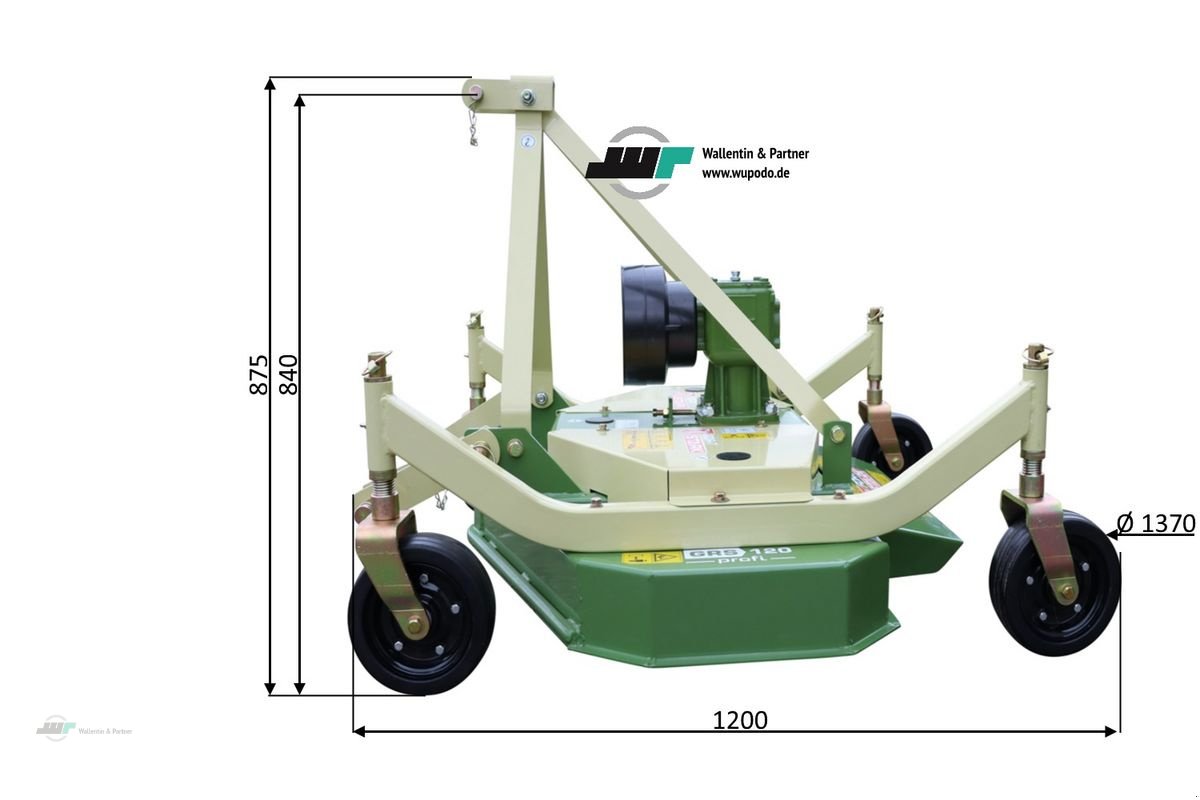 Mähwerk от тип Sonstige Sichelmähwerk 1,20 m Mähwerk Hecksichelmäher ab, Neumaschine в Wesenberg (Снимка 4)