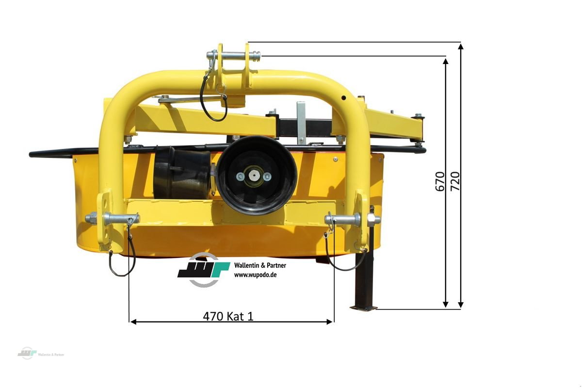 Mähwerk del tipo Sonstige Trommelmähwerk Rotationsmähwerk 1m Zanon ab15PS, Neumaschine en Wesenberg (Imagen 3)