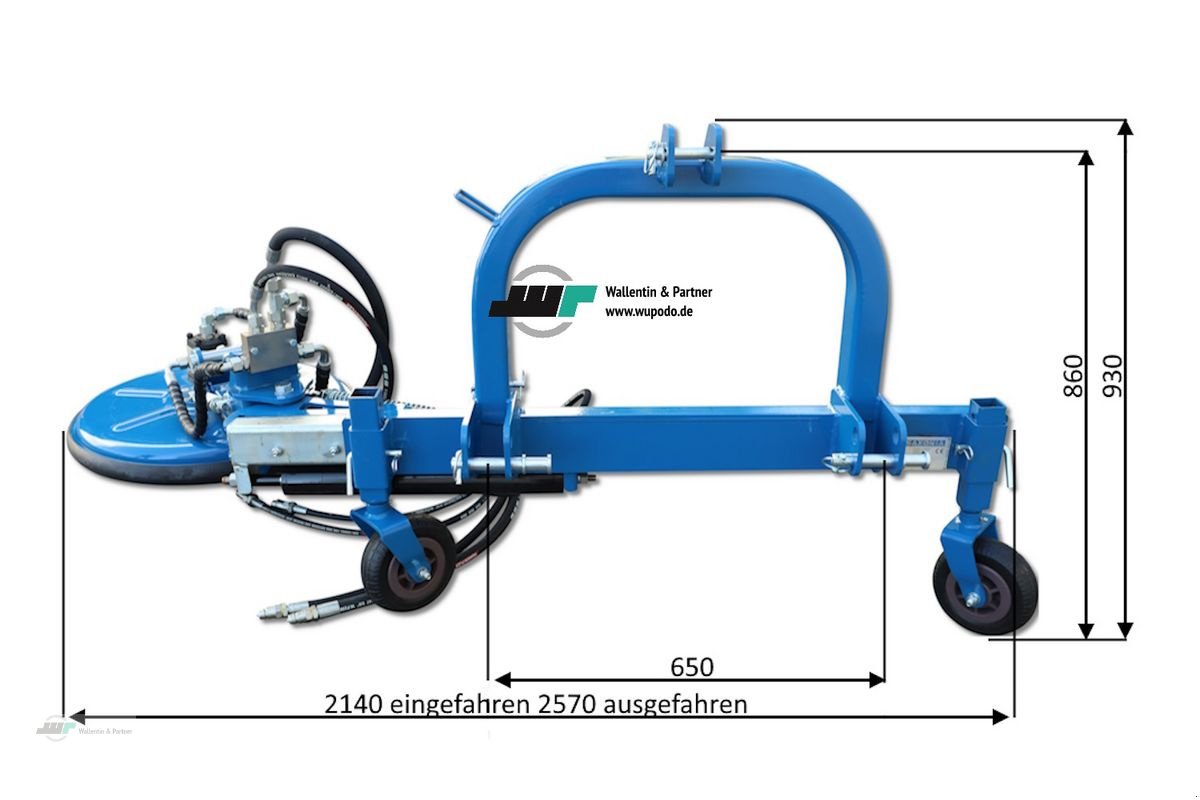 Mähwerk typu Sonstige Zaunmäher Randstreifenmäher Kantenmäher ab 30 PS, Neumaschine w Wesenberg (Zdjęcie 2)